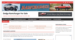 Desktop Screenshot of dodgeramchargerforsale.com